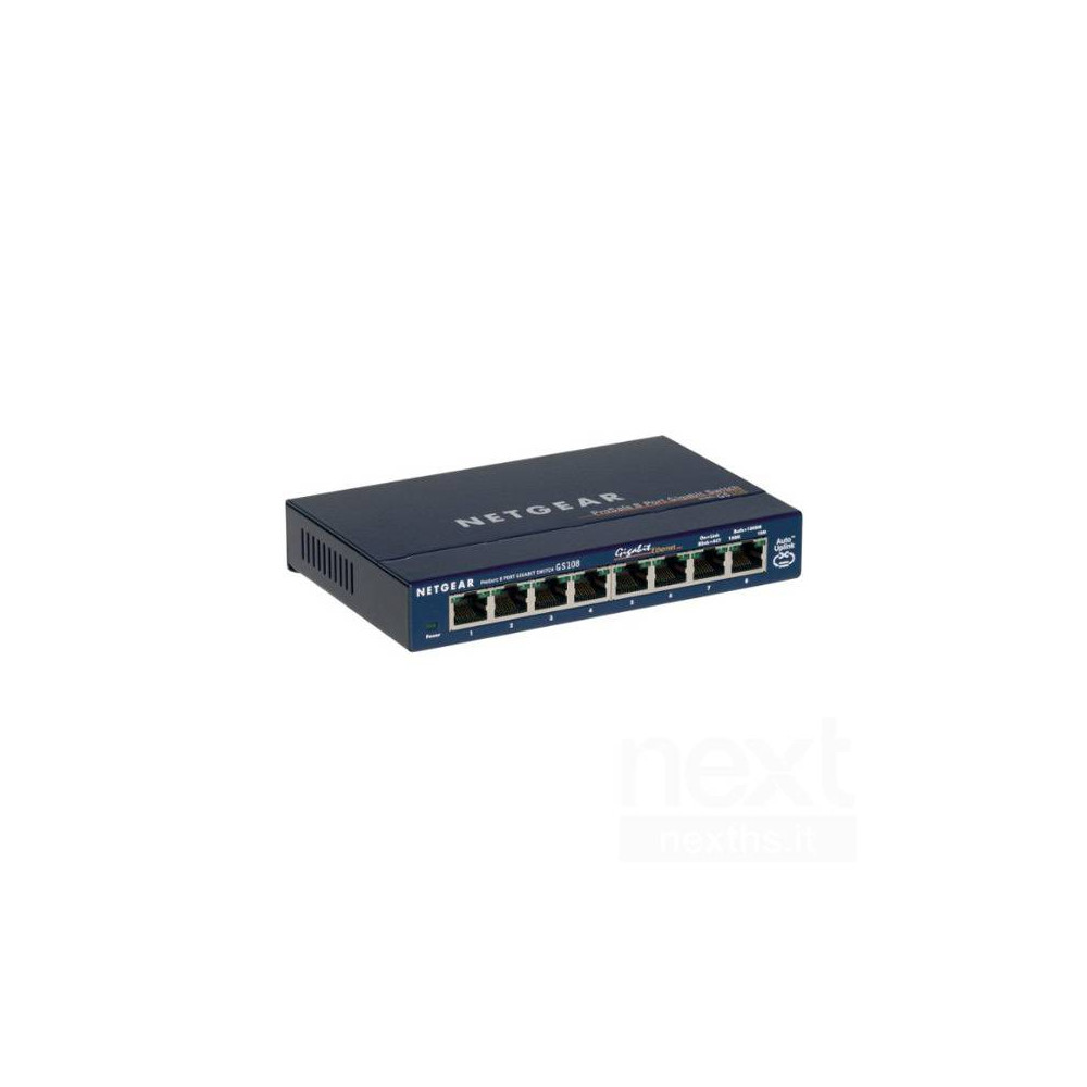 Netgear ProSafe 8-Port Gigabit Desktop Switch. Switch