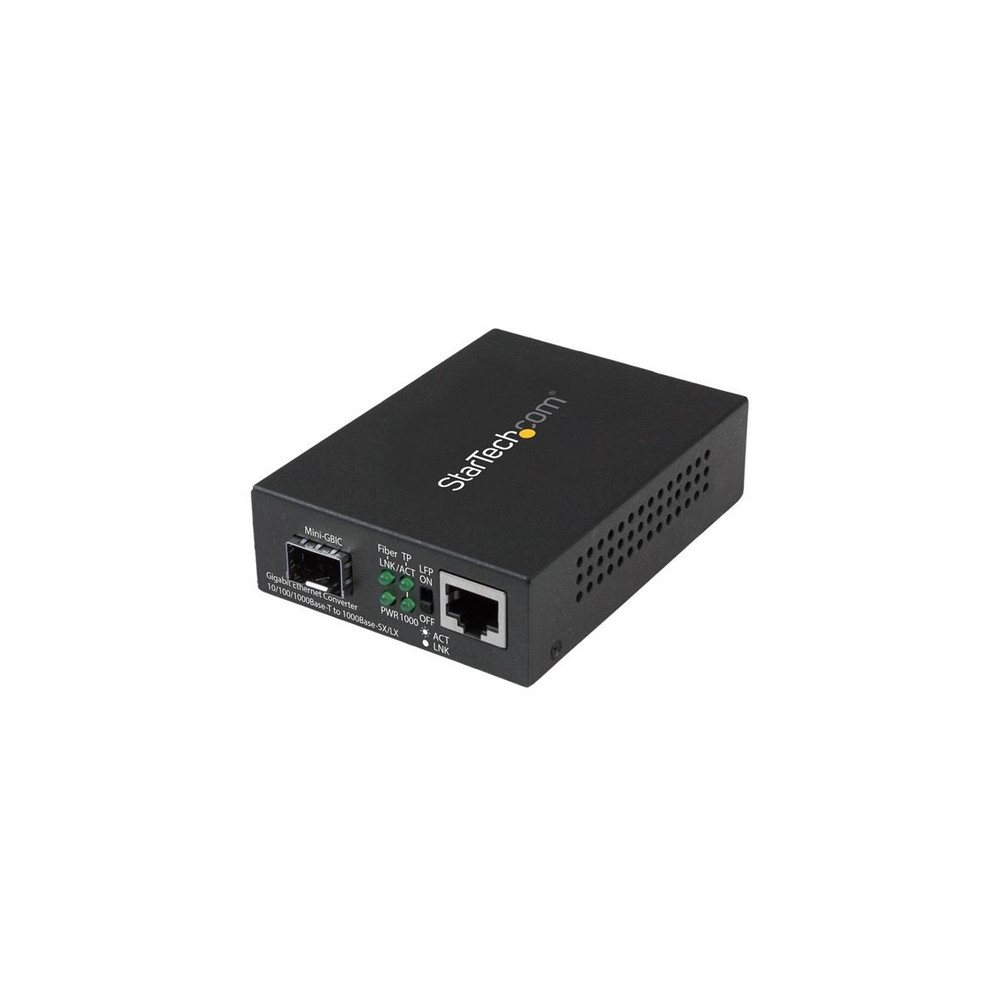 StarTech.com Convertitore multimediale Gigabit Ethernet a Fibra con... Media Converter