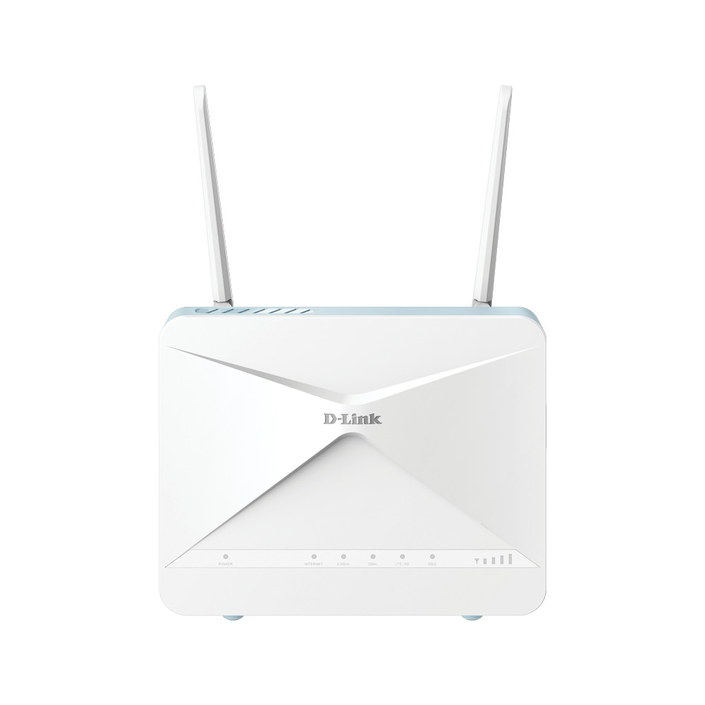D-Link AX1500 4G Smart Router router wireless Gigabit Ethernet Dual-band (2.4 GHz/5 GHz) Blu, Bianco