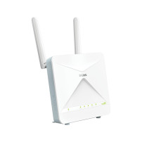 D-Link AX1500 4G Smart Router router wireless Gigabit Ethernet Dual-band (2.4 GHz/5 GHz) Blu, Bianco