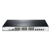 D-Link DGS-1510-28XMP switch di rete Gestito L2/L3 Gigabit Ethernet (10/100/1000) Supporto Power over Ethernet (PoE) Nero, Grigi