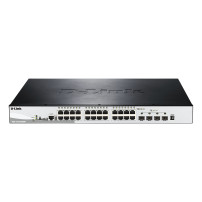 D-Link DGS-1510-28XMP switch di rete Gestito L2/L3 Gigabit Ethernet (10/100/1000) Supporto Power over Ethernet (PoE) Nero, Grigi