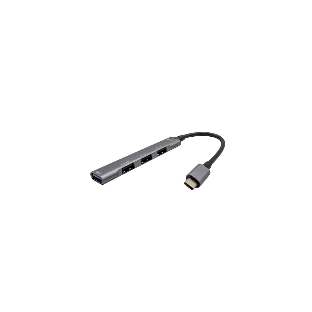 i-tec Metal USB-C HUB 1x USB 3.0 + 3x USB 2.0. Hub