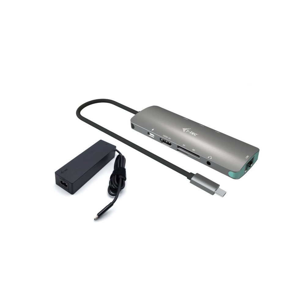 i-tec USB-C Metal Nano Docking Station 4K HDMI LAN with Power Deliv... Docking Station Notebook