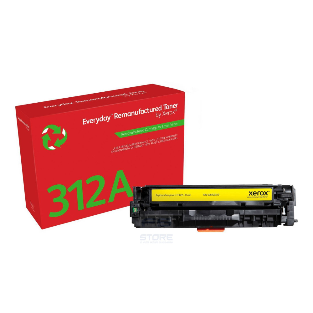 Toner rigenerato Everyday di Xerox Giallo compatibile con HP 312A (CF382A), Capacità standard