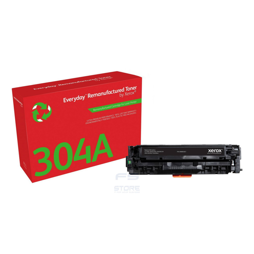 Toner rigenerato Everyday di Xerox Nero compatibile con HP 304A (CC530A), Capacità standard