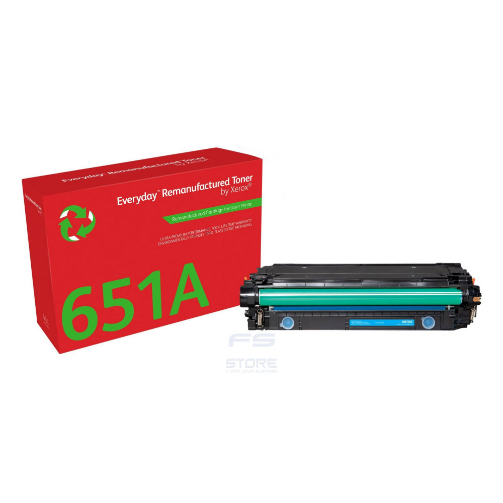 Toner rigenerato Everyday di Xerox Ciano compatibile con HP 651A 650A 307A (CE341A/CE271A/CE741A), Capacità standard