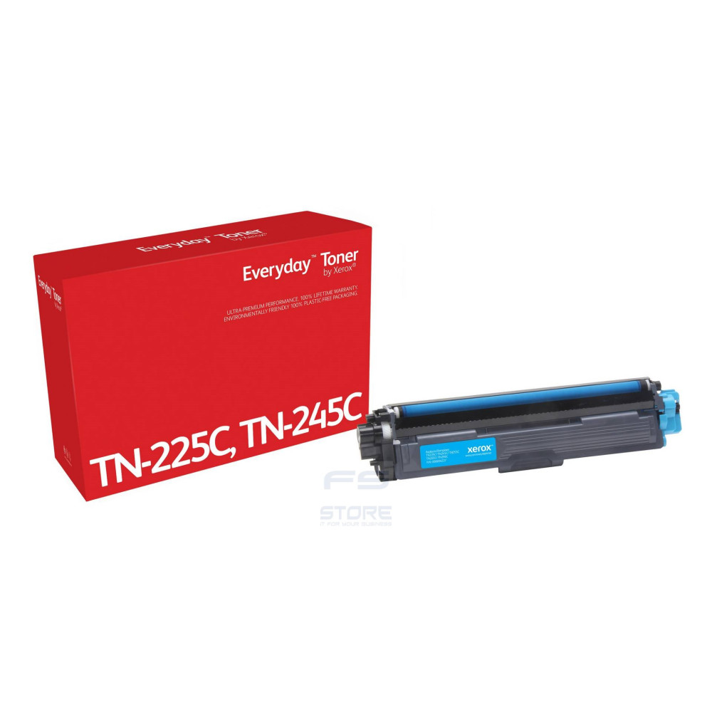 Toner Everyday di Xerox Ciano compatibile con Brother TN225C/ TN245C, Alta capacità