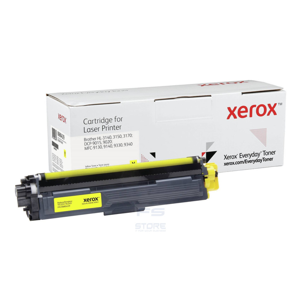 Toner Everyday di Xerox Giallo compatibile con Brother TN225Y/ TN245Y, Alta capacità