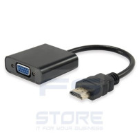 Equip 11903607 cavo e adattatore video HDMI tipo A (Standard) VGA (D-Sub) Nero