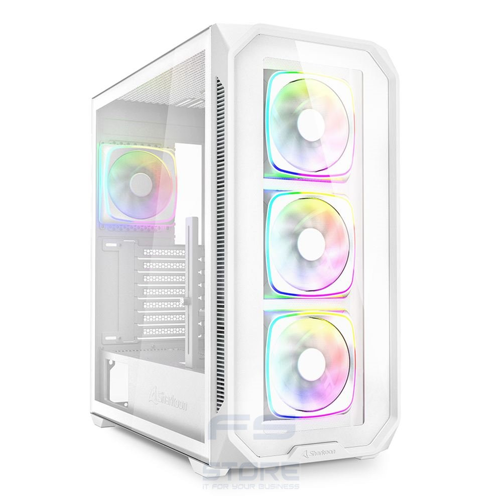 Sharkoon AK5G RGB ATX WHITE Case