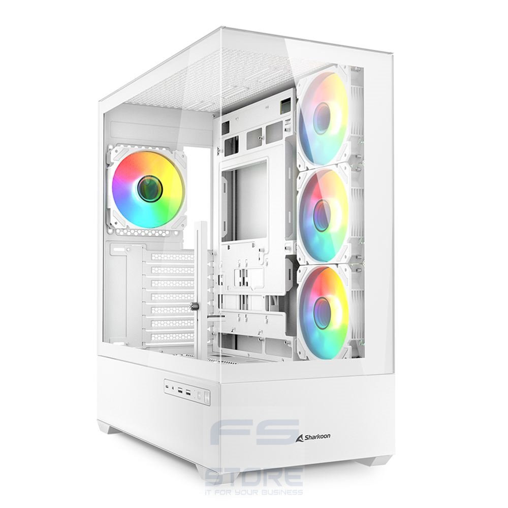 Sharkoon AK6 RGB ATX WHITE Case