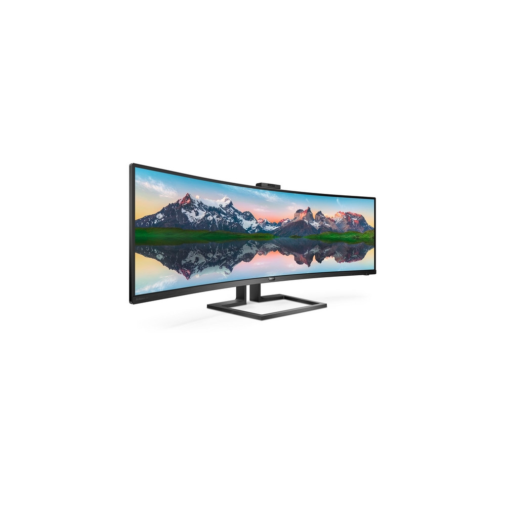 Philips Brilliance Display LCD curvo in 32:9 SuperWide 499P9H/00. Monitor Desktop