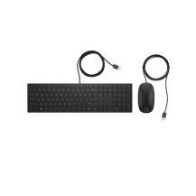 HP Pavilion Wired Keyboard and Mouse 400. Kit Tastiere Mouse