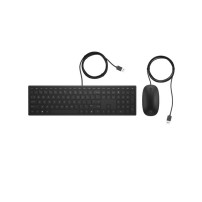 HP Pavilion Wired Keyboard and Mouse 400. Kit Tastiere Mouse