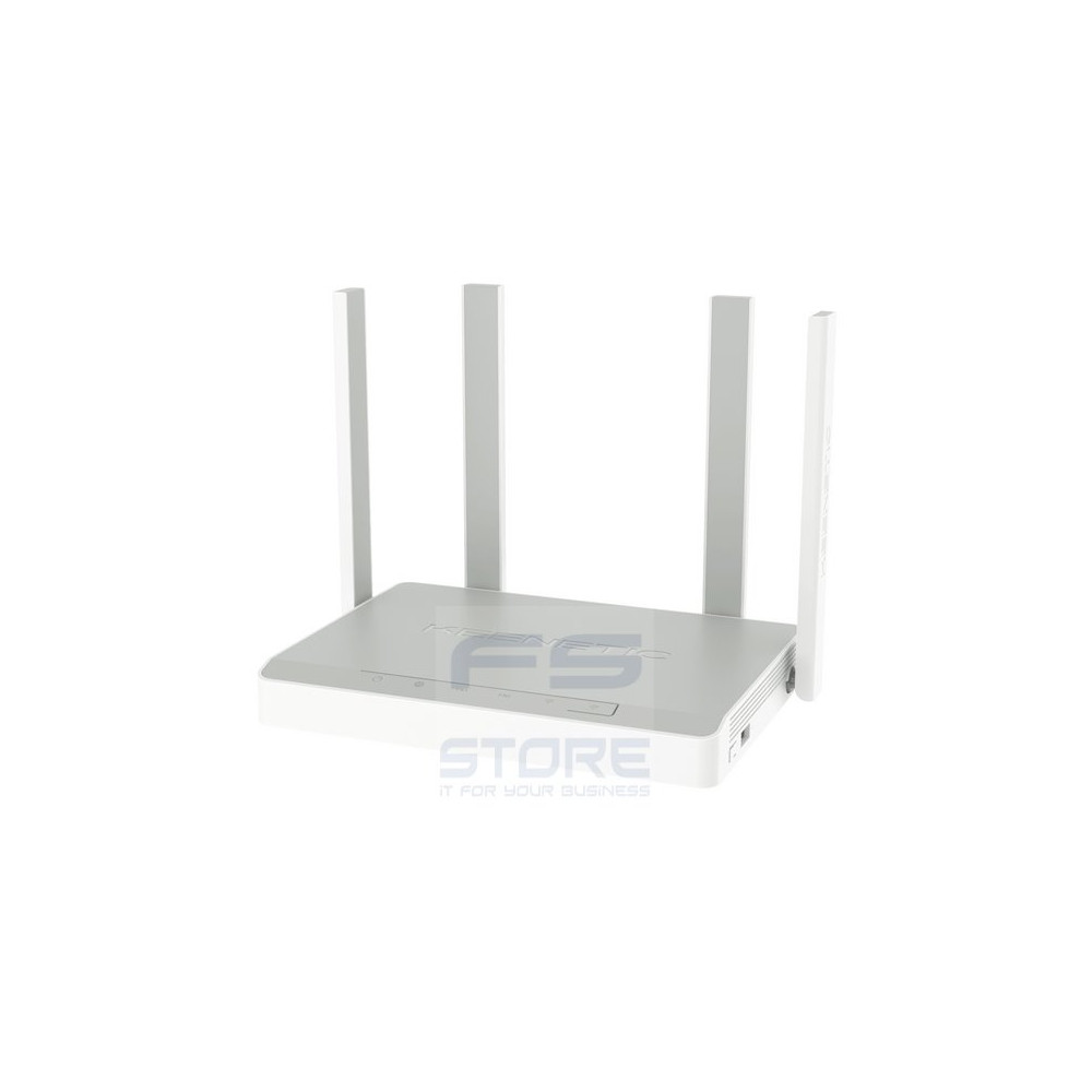 Keenetic Hopper Router Wi-Fi 6 mesh AX1800 con smart switch Gigabit a 4 porte e porta USB 3.0
