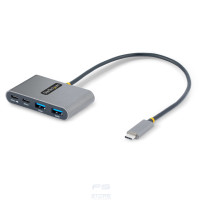 StarTech.com Hub USB-C a 4 porte con 100W Power Delivery Pass-Through - Adattatore USB C a 2x USB-A + 2x USB-C - USB 3.0 5Gbps -