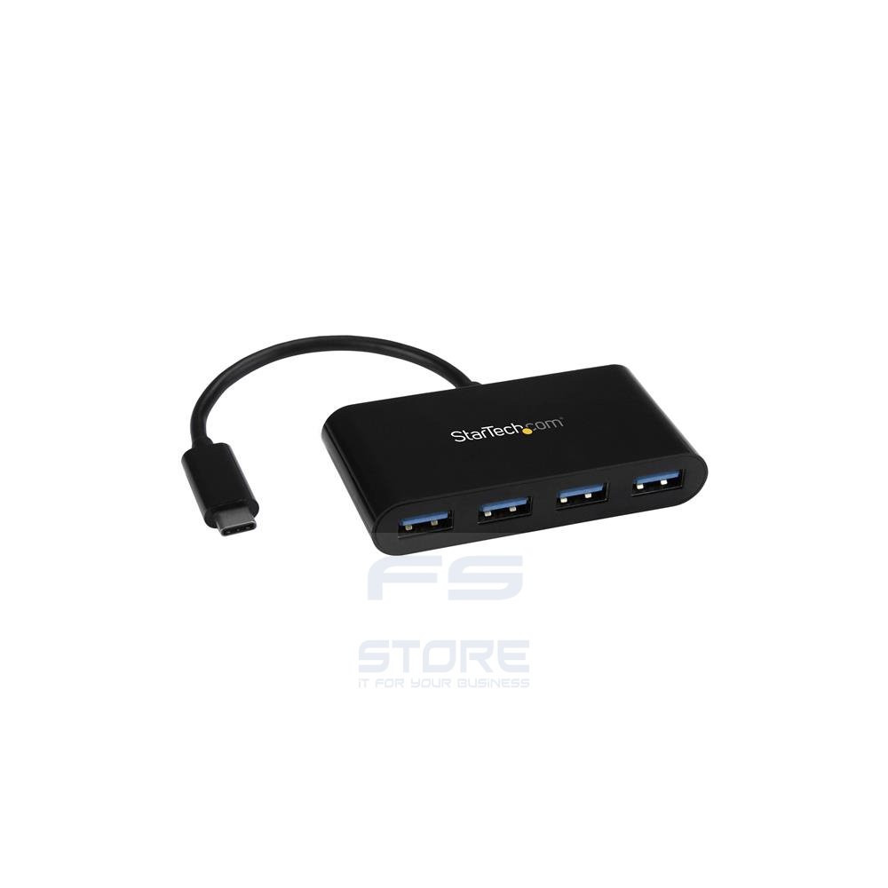 StarTech.com Hub USB 3.0 a 4 porte - USB-C a 4 USB-A - Alimentazione a bus