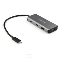 StarTech.com Hub USB-C a 4 porte con 2x USB A e 2x USB C - SuperSpeed 10Gbps USB Type-C 3.1/3.2 Gen 2 Hub - Bus USB alimentato -