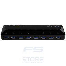 StarTech.com Hub USB 3.0 a 10 Porte di Ricarica e Sincronizzazione - 2 Porte x 1,5 Amp