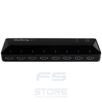 StarTech.com Hub USB 3.0 a 10 Porte di Ricarica e Sincronizzazione - 2 Porte x 1,5 Amp