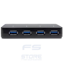 StarTech.com Hub USB 3.0 a 4 Porte con Porta di Ricarica Dedicata - 1 Porta x 2,4 Amp