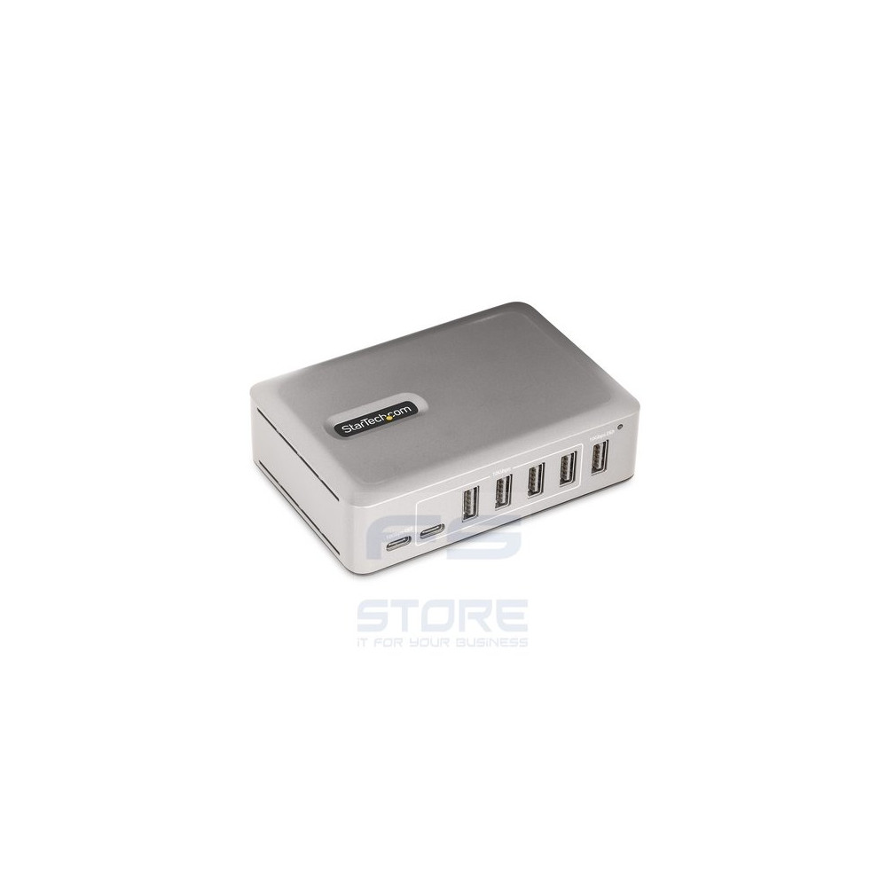 StarTech.com 10G5A2CS-USB-C-HUB hub di interfaccia USB 3.2 Gen 2 (3.1 Gen 2) Type-C 10000 Mbit/s Argento