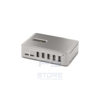 StarTech.com Hub USB-C 3.0 a 10 Porte - 8x USB-A + 2x USB-C - Autoalimentato con Alimentatore da 65W - Hub USB 3.1 10Gbps - Mult