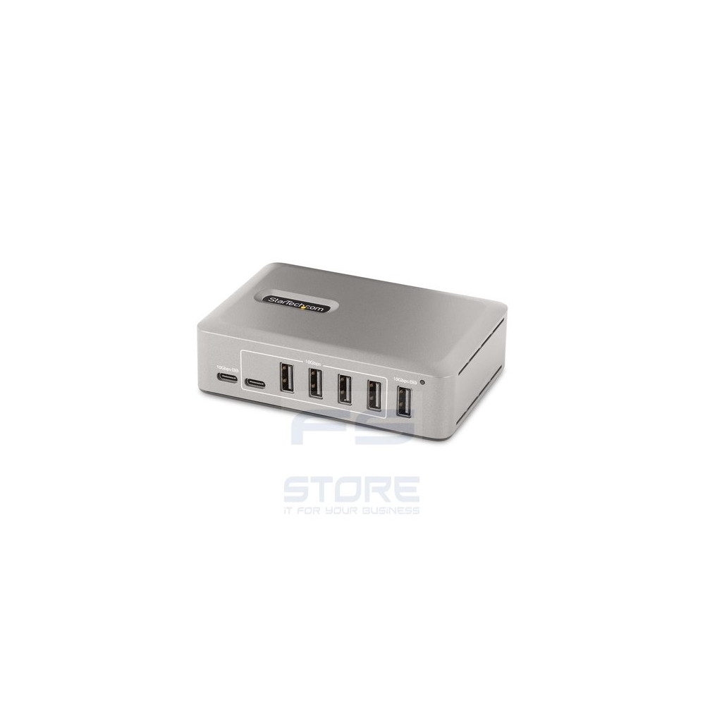 StarTech.com Hub USB-C 3.0 a 10 Porte - 8x USB-A + 2x USB-C - Autoalimentato con Alimentatore da 65W - Hub USB 3.1 10Gbps - Mult