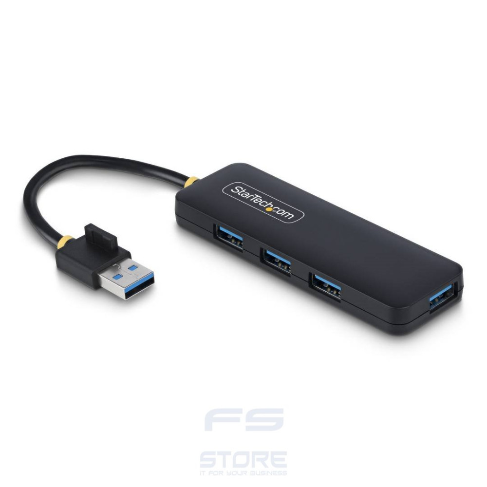 StarTech.com Hub USB-A a 4 porte, 5 Gbps, alimentato via bus, mini hub USB da viaggio/portatile, splitter USB 3.0 multiporta, pr