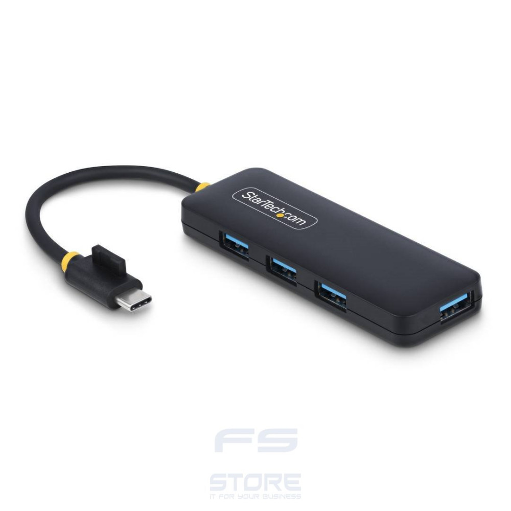 StarTech.com Hub USB-C a 4 porte, 5 Gbps, alimentato via bus, mini hub USB da viaggio/portatile, splitter USB 3.0 multiporta, pr