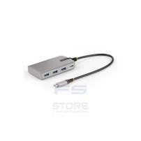 StarTech.com Hub USB-C a 4 porte con uscita video USB-C DP Alt Mode 4K 60Hz - 3x USB Type-A, 1x USB Type-C, 100W PD Pass-Through