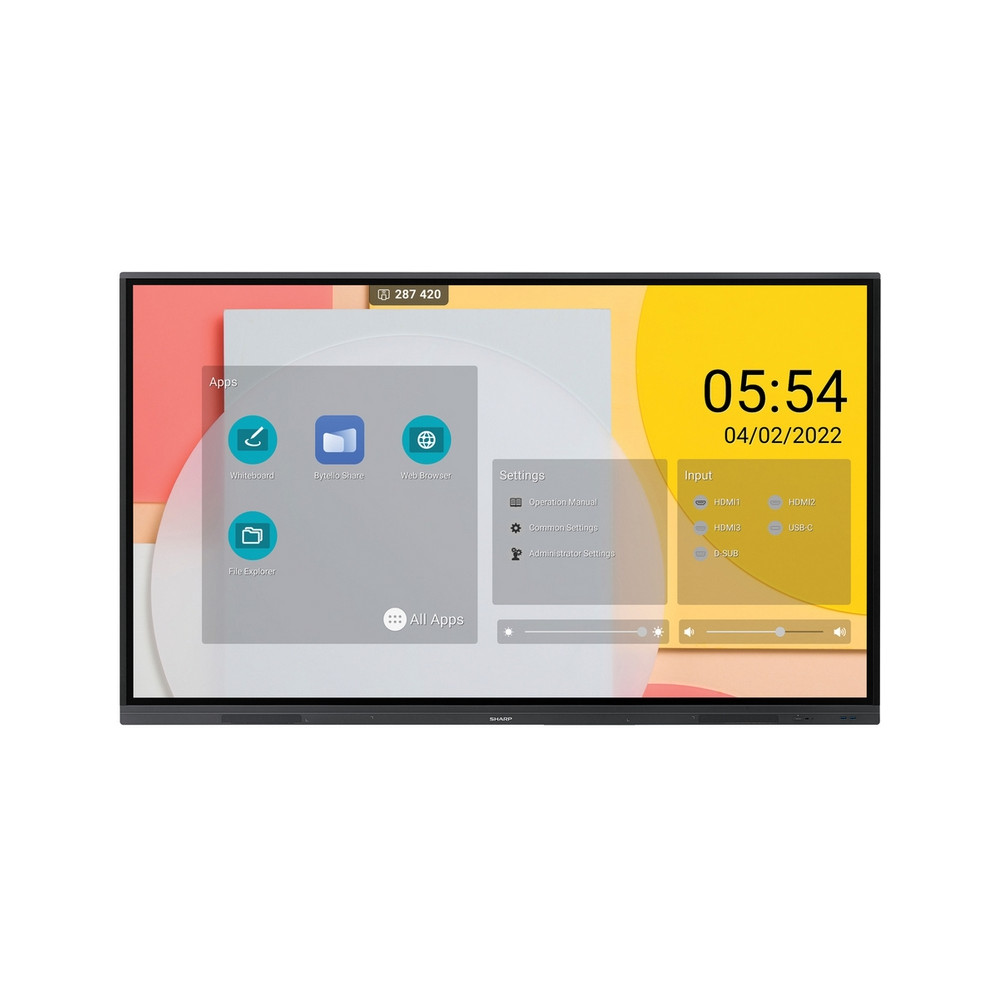 Sharp PN-L652B. Monitor Desktop