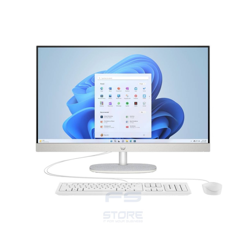 HP 27 inch All-in-One 27-cr1009nl PC Intel Core Ultra 7 155U 68,6 cm (27\