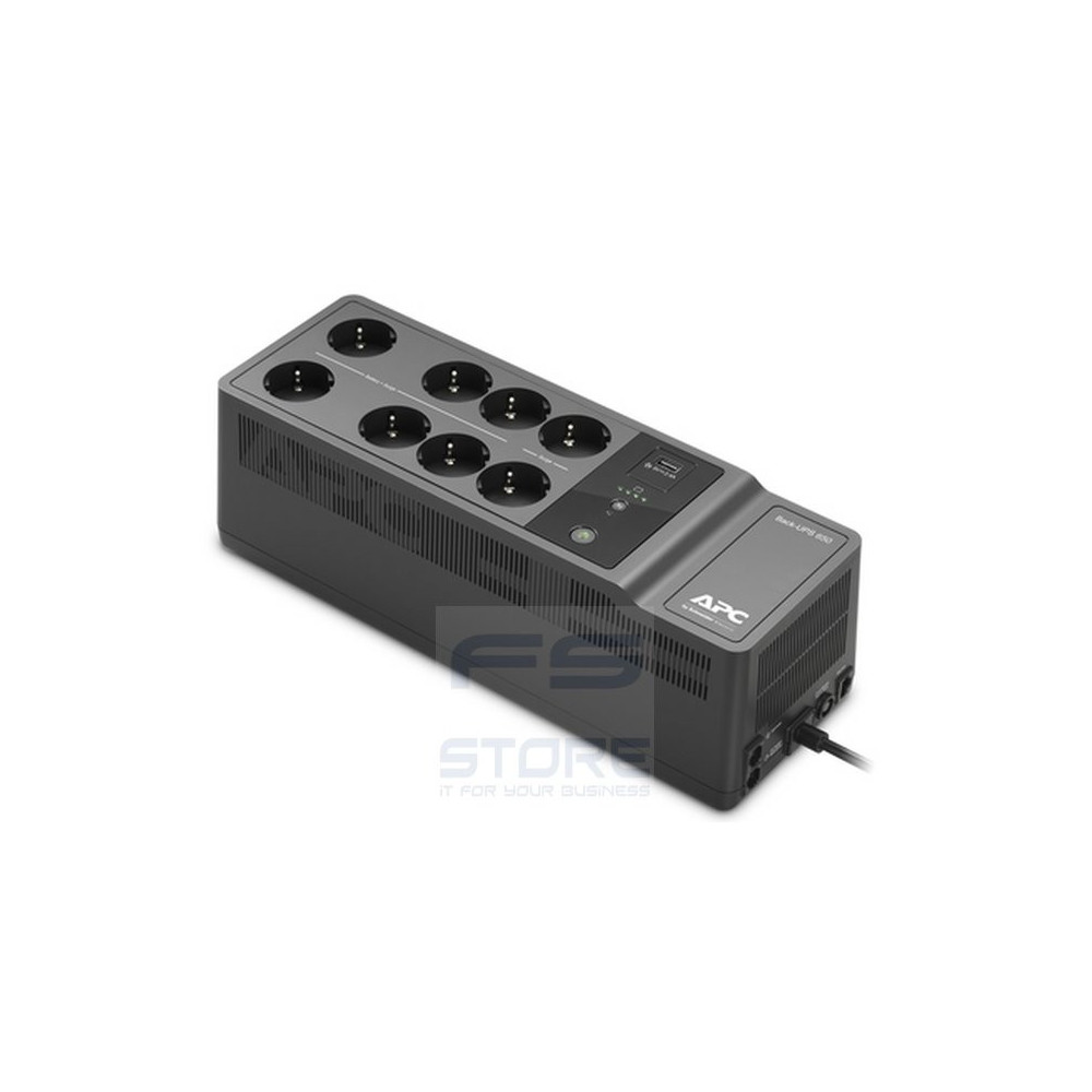 APC Back-UPS 650VA 230V 1 USB charging port - (Offline-) USV gruppo di continuità (UPS) Standby (Offline) 0,65 kVA 400 W 8 presa