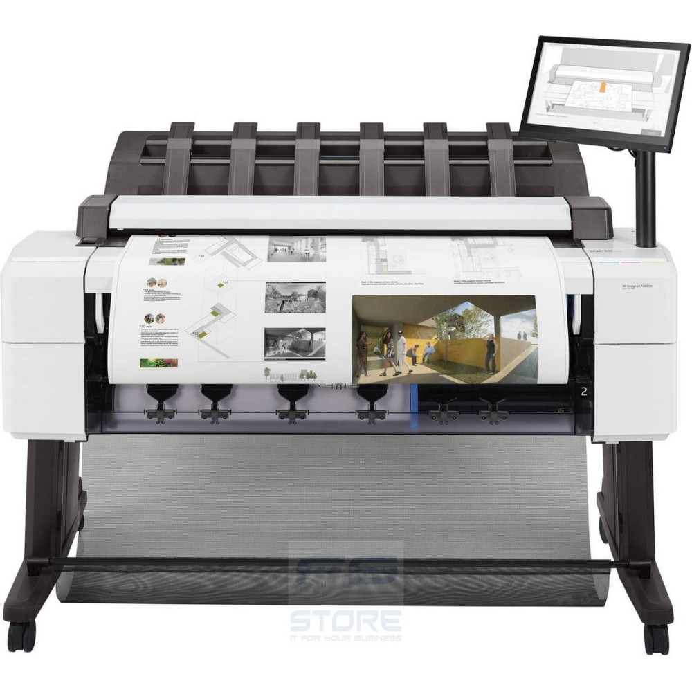 HP Designjet Stampante multifunzione PostScript T2600dr da 36''