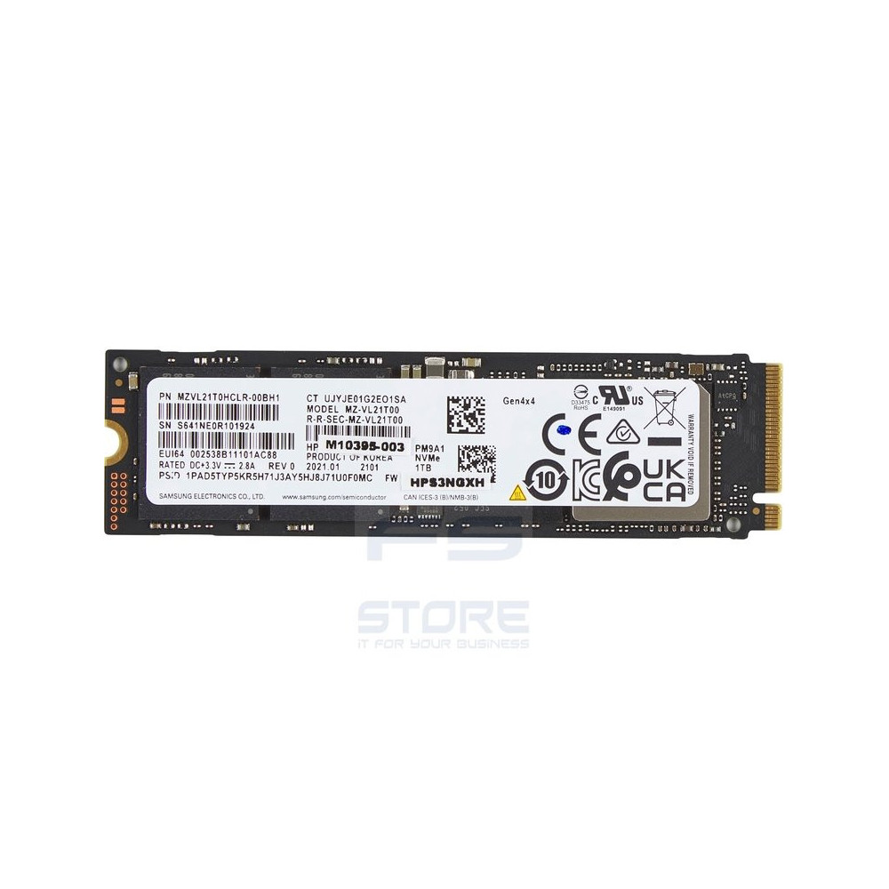 HP 1TB PCIe-4x4 NVMe Solid State Drive