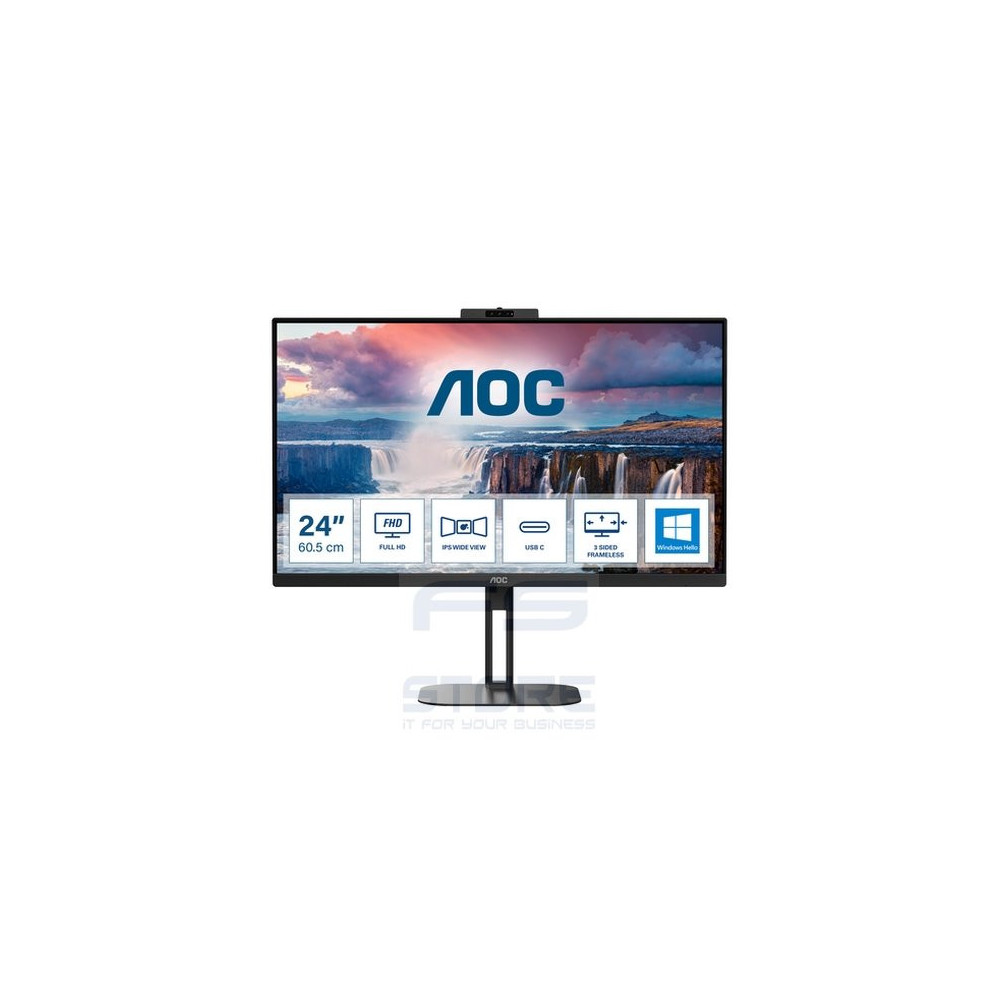AOC V5 24V5CW/BK Monitor PC 60,5 cm (23.8\