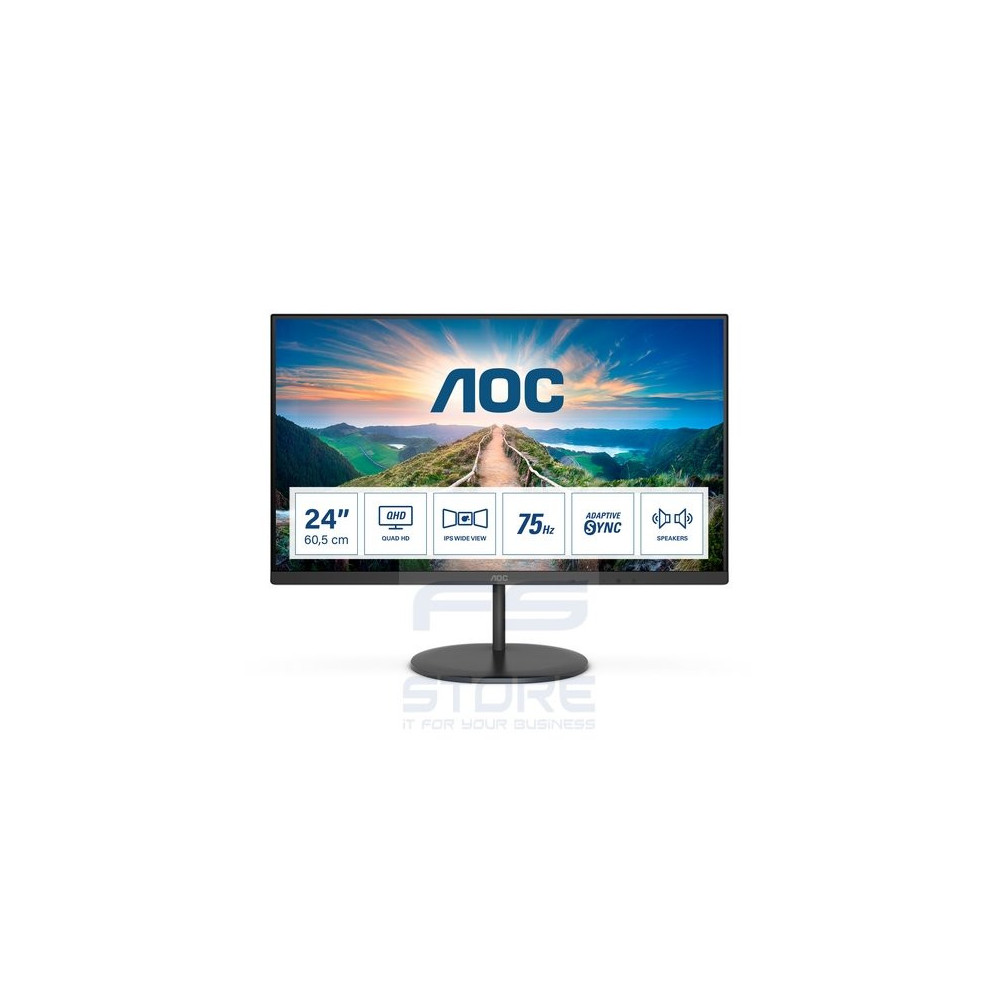 AOC V4 Q24V4EA Monitor PC 60,5 cm (23.8\