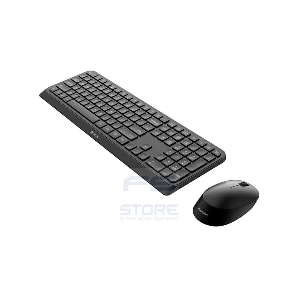 Philips 2000 series SPT6207B/34 tastiera Mouse incluso Casa USB Nero