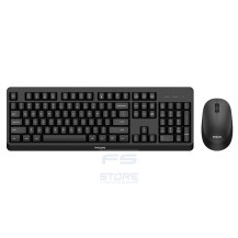 Philips 3000 series SPT6307BL/34 tastiera Mouse incluso Universale RF Wireless QWERTY Inglese Nero