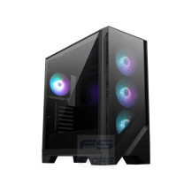 MSI MAG Forge 320R AIRFLOW Micro Tower Nero, Trasparente