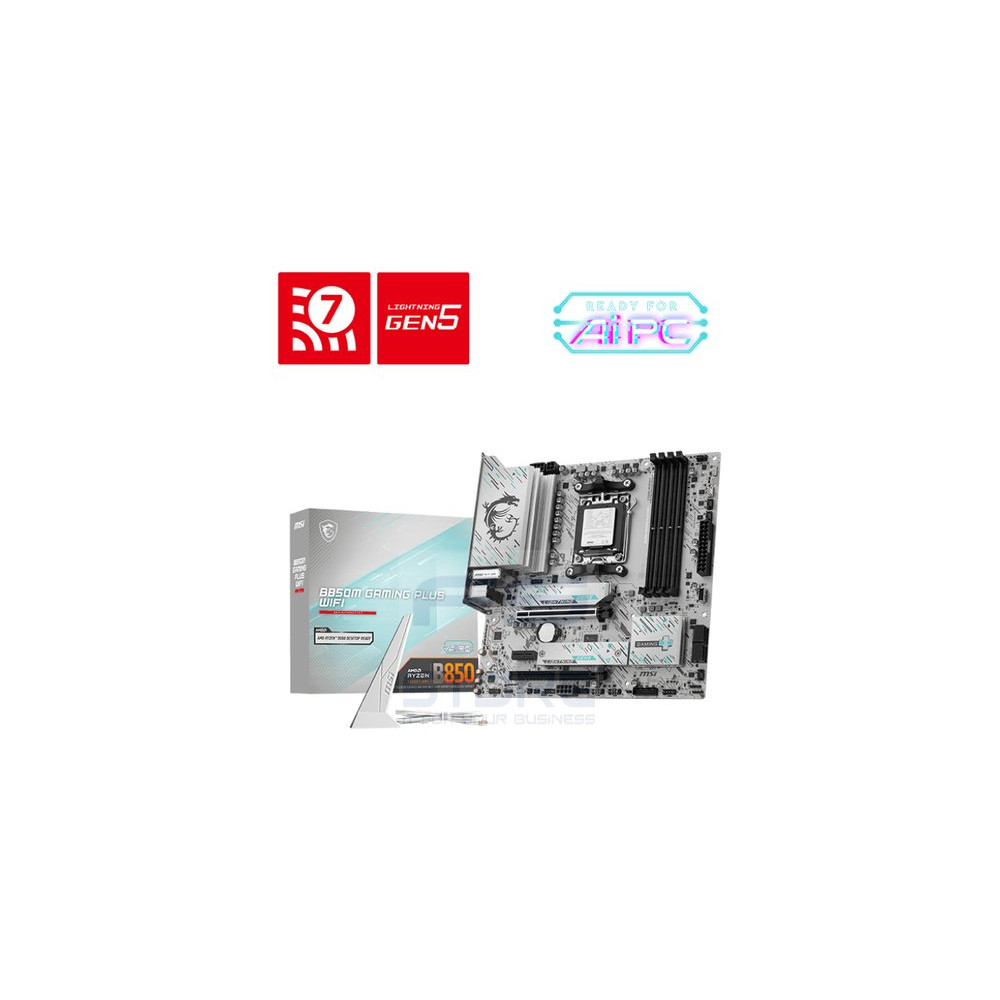 MSI B850M GAMING PLUS WIFI AMD B850 Socket AM5 micro ATX