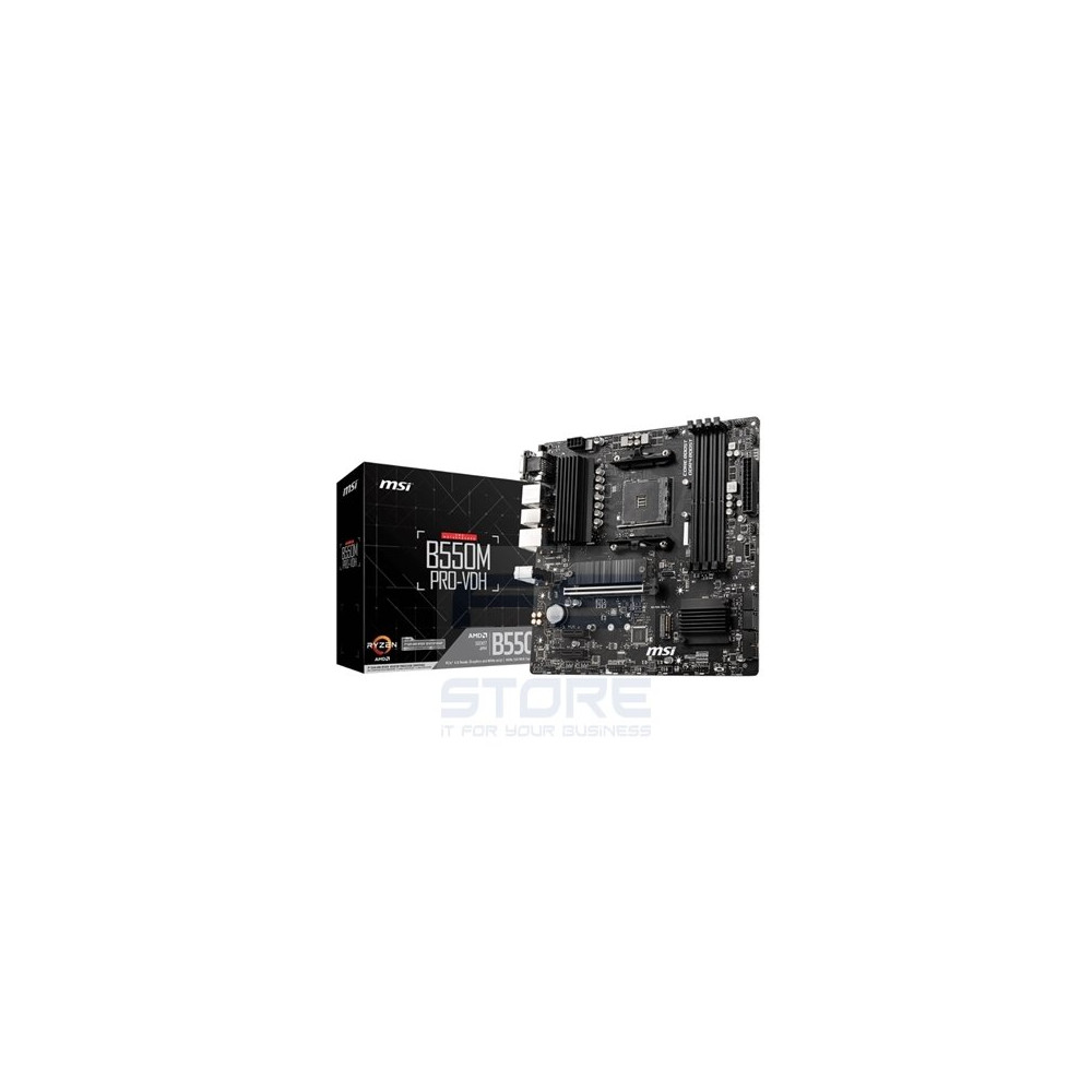 MSI B550M PRO-VDH scheda madre AMD B550 Socket AM4 micro ATX