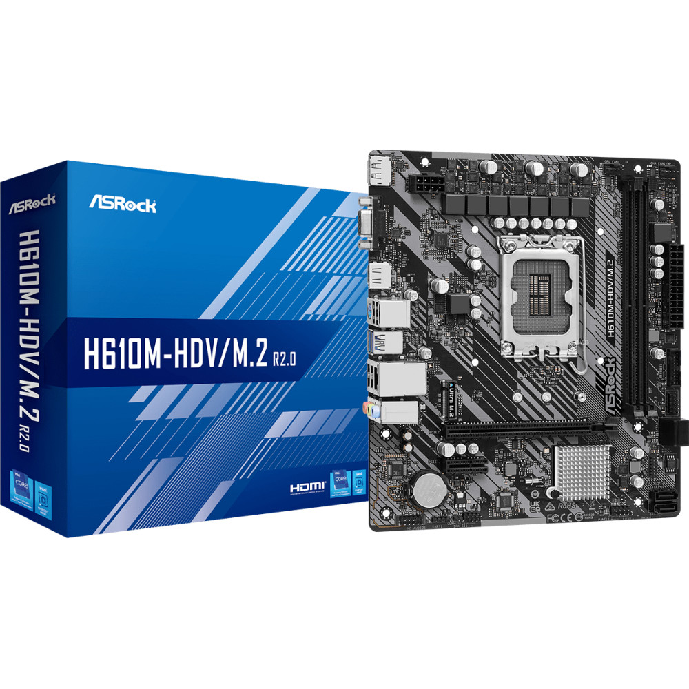 Asrock H610M-HDV/M.2 R2.0. Schede Madri