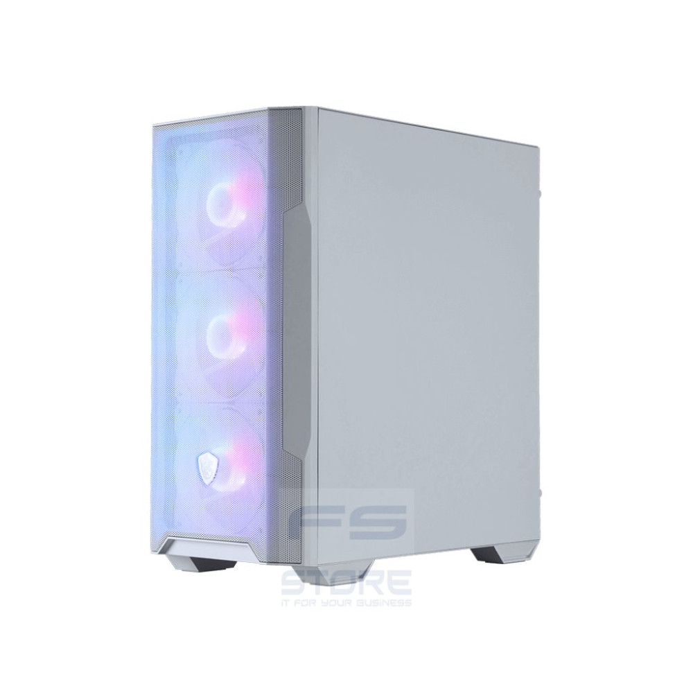 MSI MAG Forge M100R Midi Tower Trasparente, Bianco