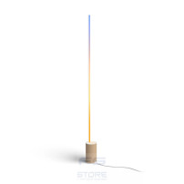 Philips Hue White and Color ambiance Gradient Signe Lampada Smart da Terra Effetto Legno