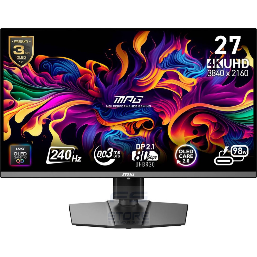 MSI MPG 272URX QD-OLED Monitor PC 67,3 cm (26.5\