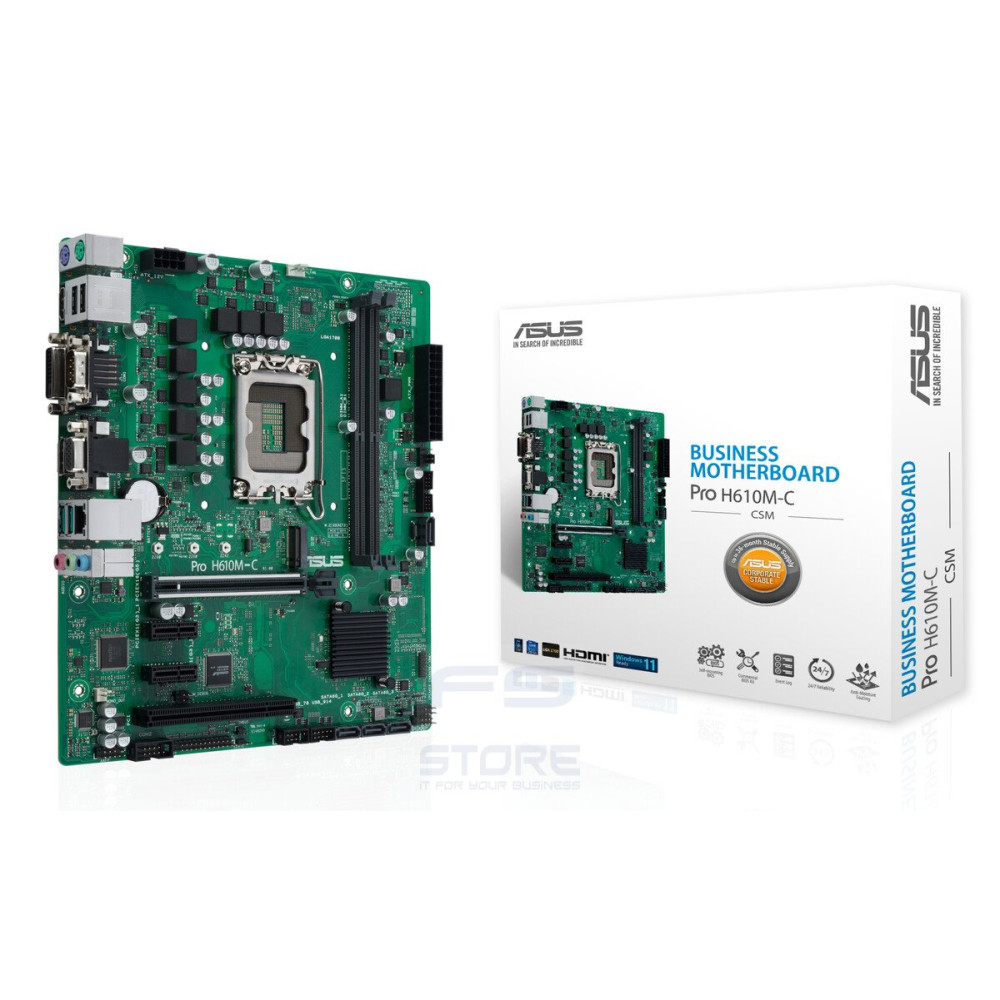 ASUS Pro H610M-C-CSM Intel H610 LGA 1700 micro ATX