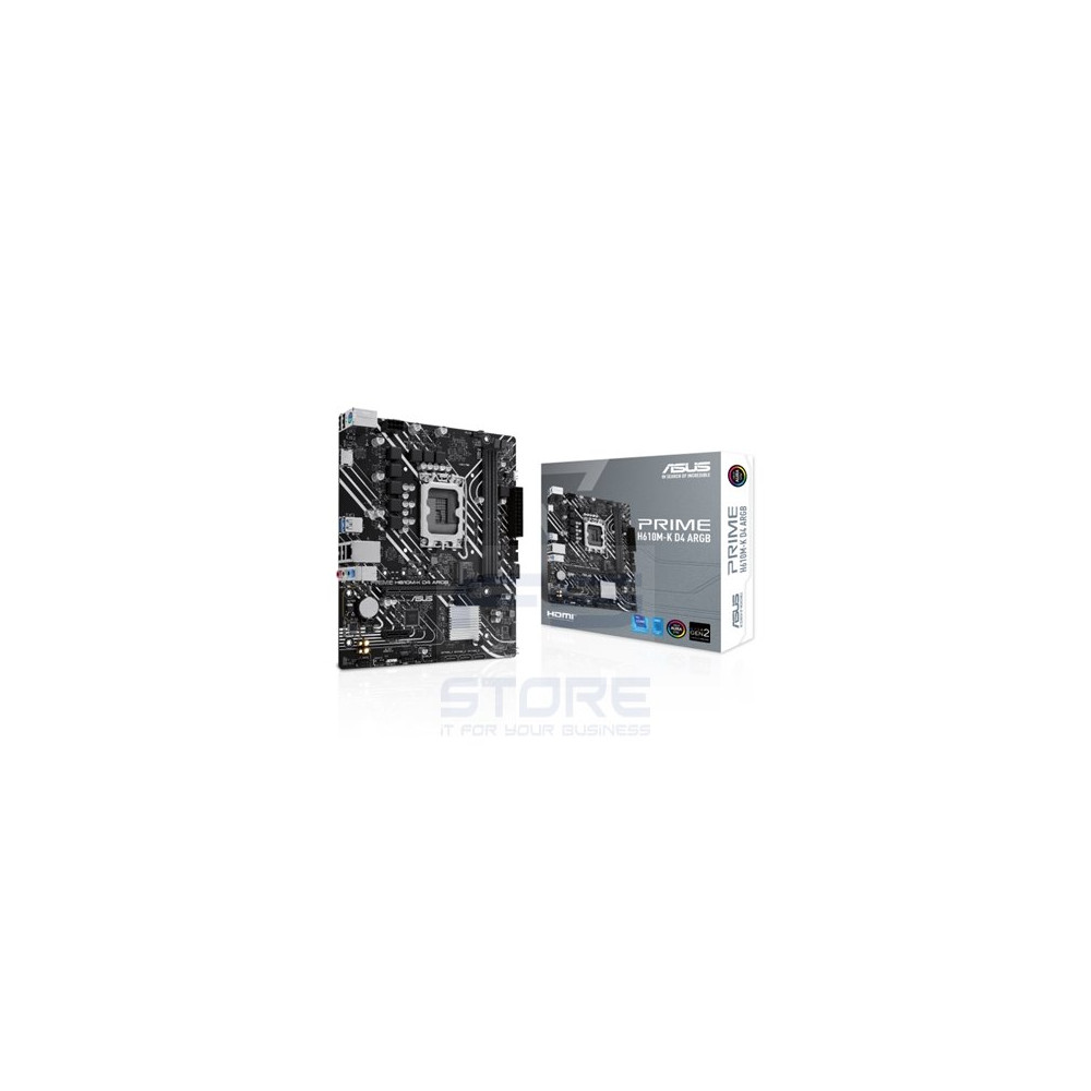 ASUS PRIME H610M-K D4 ARGB Intel H610 LGA 1700 micro ATX